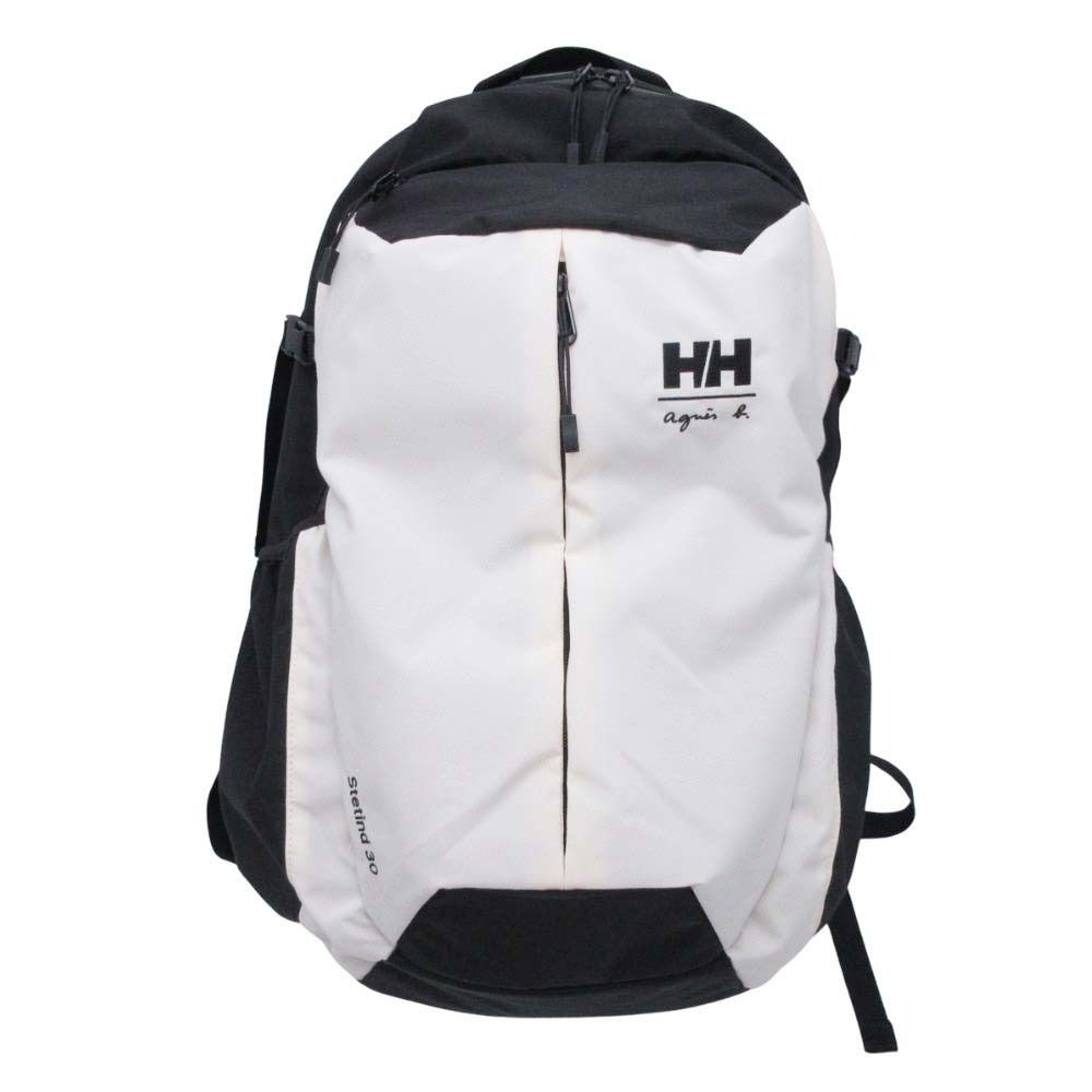 美品 HELLY HANSEN x agnes b. ヘリーハンセン アニエスベー STETIND30 ステティンド30 バックパック リュック バッグ オフホワイト メンズ レディース 古着 中古 USED