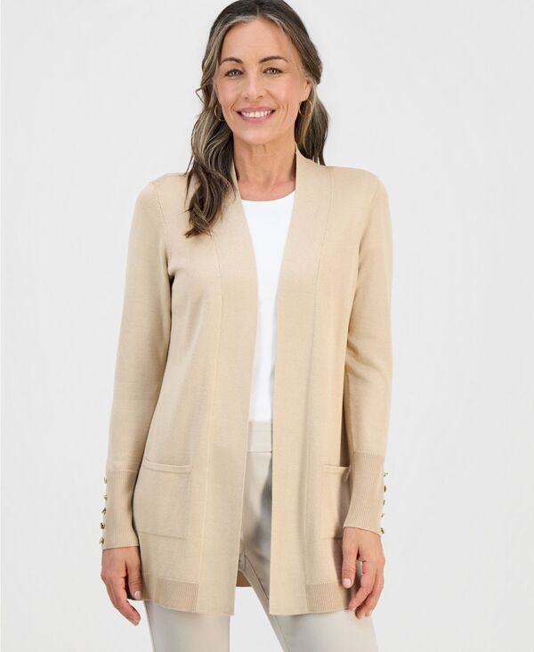 ジェイエムコレクション レディース アウター ニット・セーター カーディガン JM Collection Womens ButtonSleeve Flyaway Cardigan Created fo