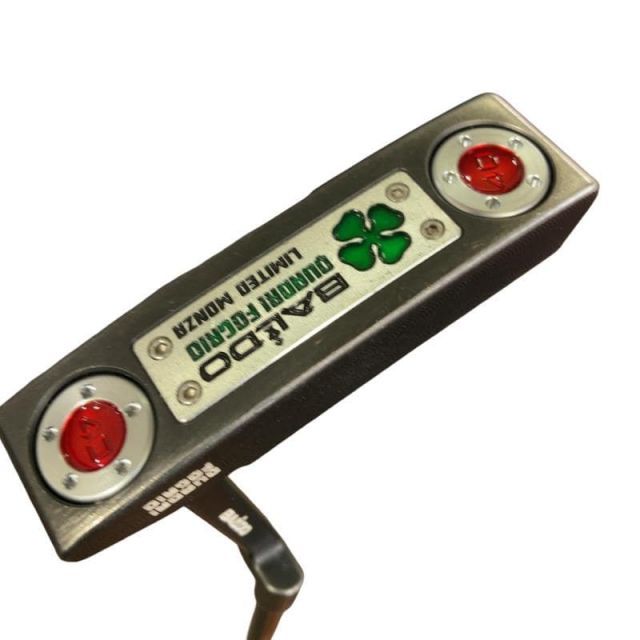 【中古】 BALDO QUADRI FOGLIO LIMITED MONZA 007(スペシャルロングネック)33インチ パター PT スチール (フレックスその他) メンズ 男性用 右利き 右用 Cランク ゴルフクラブ