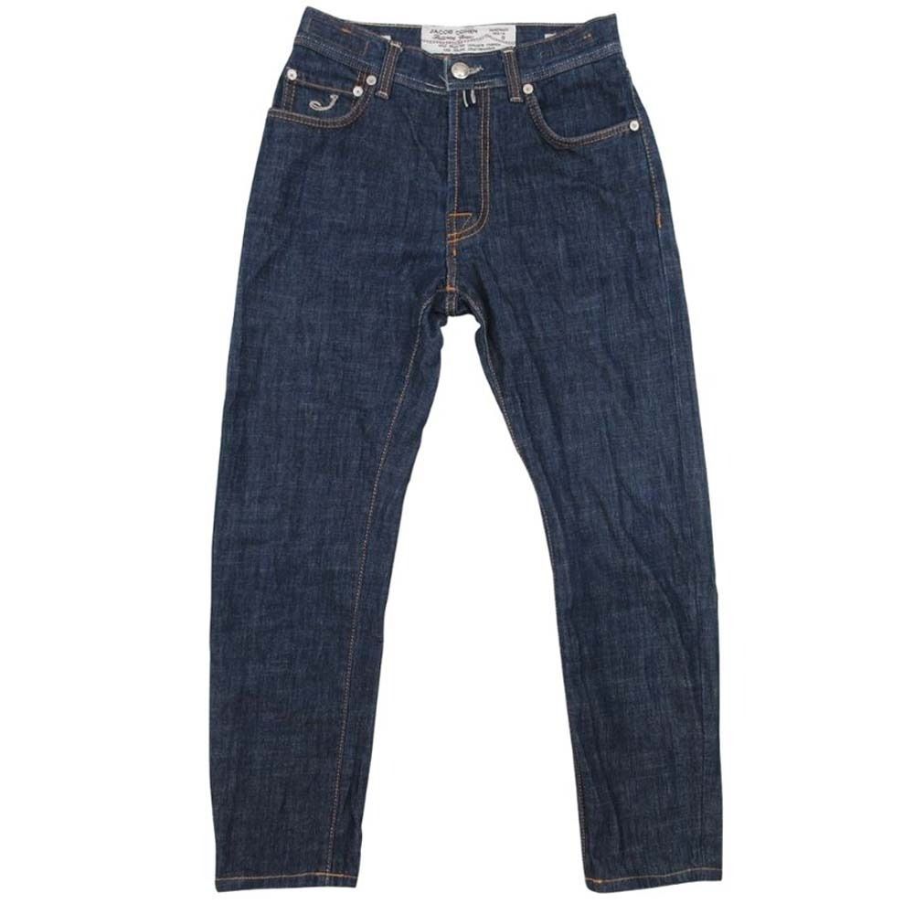 美品 JACOB COHEN ヤコブコーエン Tailored Jeans テーラードジーンズ デニム パンツ ジーパン Gパン ボタンフライ 30 インディゴ メンズ 古着 中古 USED