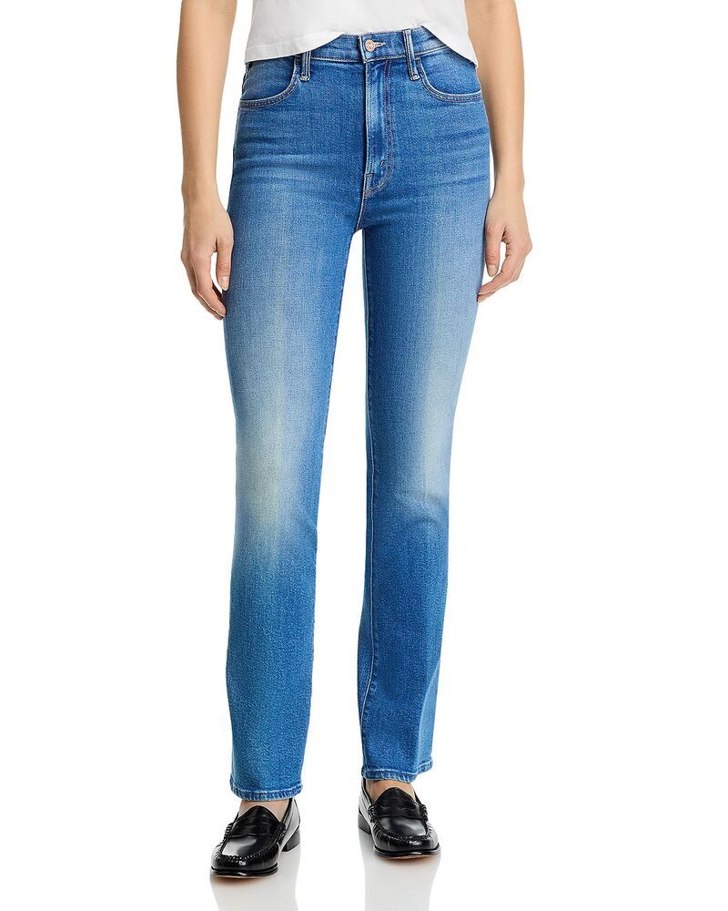 マザー レディース ボトムス デニムパンツ ジーンズ MOTHER The Hustler Skimp High Rise Jeans in Kissing the Caddy Kissing The