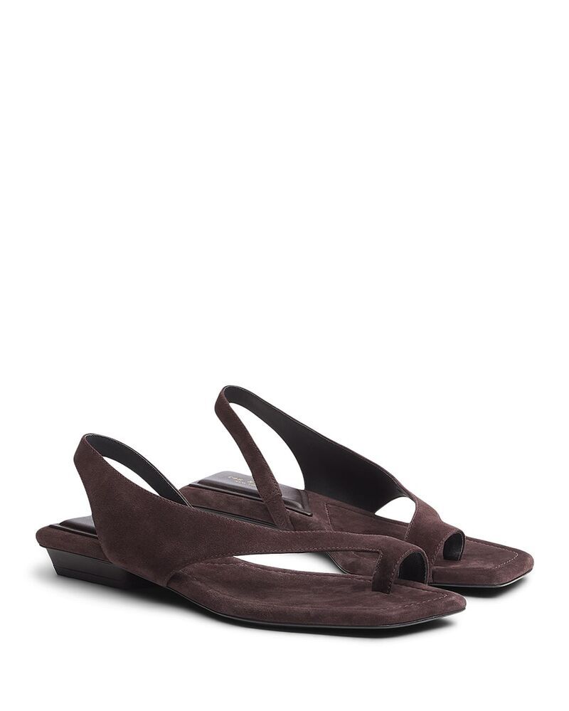 ラグアンドボーン レディース シューズ サンダル rag bone Womens Liv Slingback Sandals Dark Chocolate Suede チョコレート