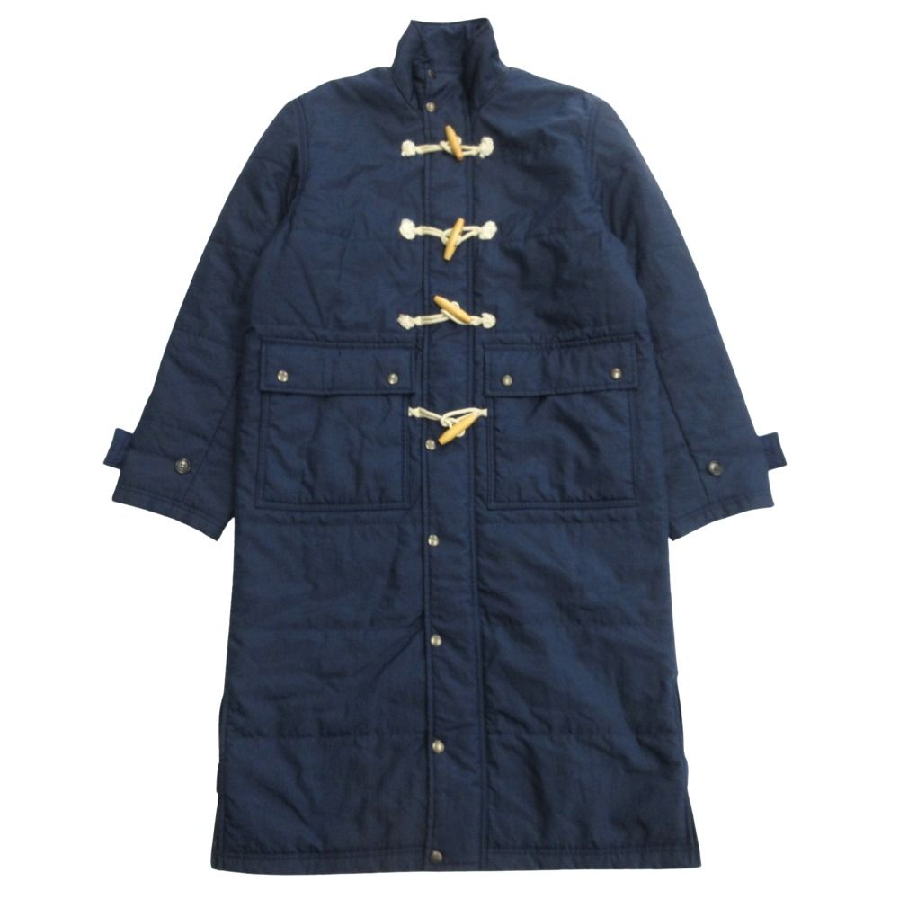 良品 GANRYU ガンリュウ 15aw ダッフル ベンチ コート ジャケット ブルゾン 中綿 COMME des GARCONS コムデギャルソン S ネイビー メンズ 古着 中古 USED