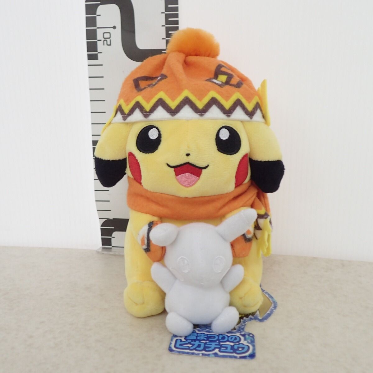 ポケモンセンター ぬいぐるみ 雪まつりのピカチュウ 紙タグ付き ポケットモンスター