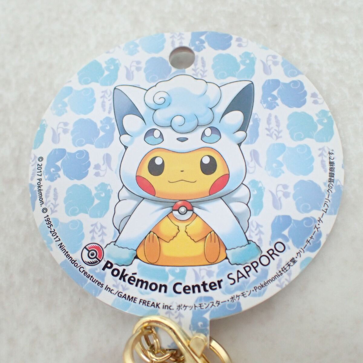 ポケモンセンター マスコット アローラロコンポンチョのピカチュウ 紙