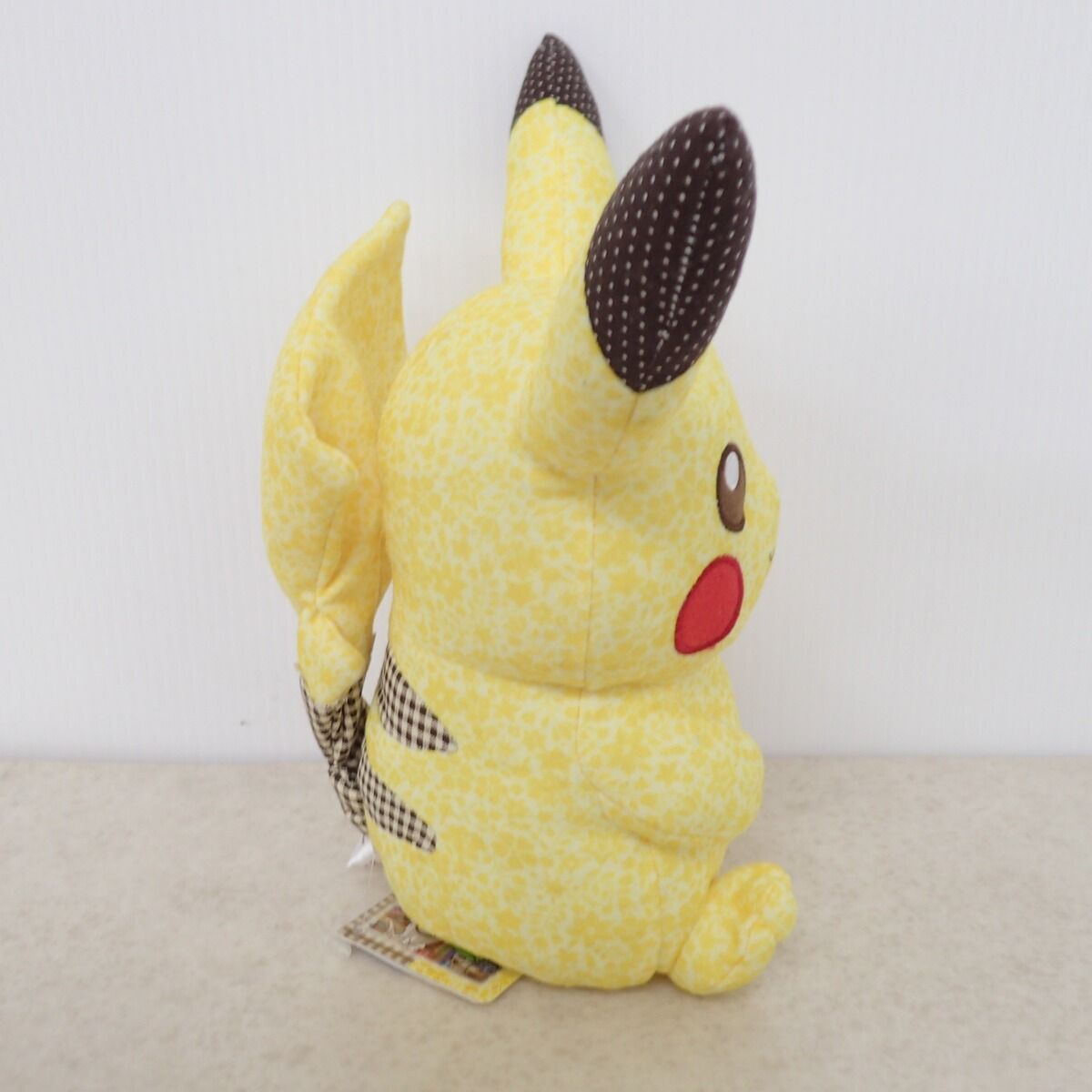 ポケモンセンター ぬいぐるみ ポケモンパッチワーク ピカチュウ 紙タグ