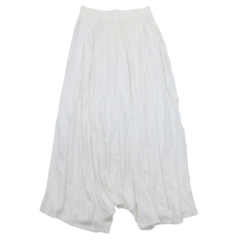 美品 bajra バジュラ ワイド サルエルパンツ アルファベットエンボス