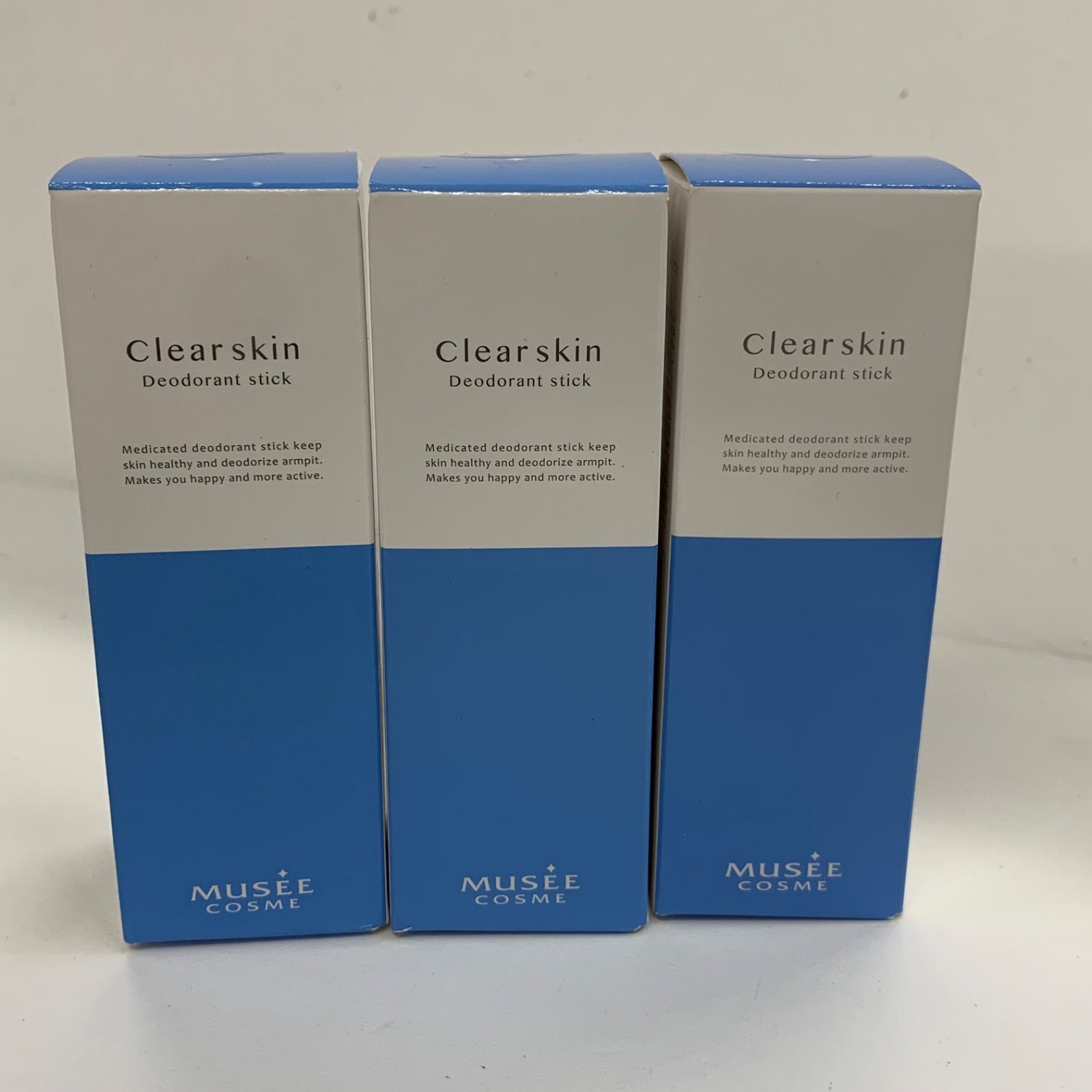 M5043 MUSEE COSME ＭＣ 薬用クリアスキン デオドラントスティック 20g 計3点セット