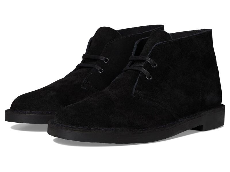 クラークス メンズ シューズ ブーツ・レインブーツ Clarkshepton Black Suede ブラック