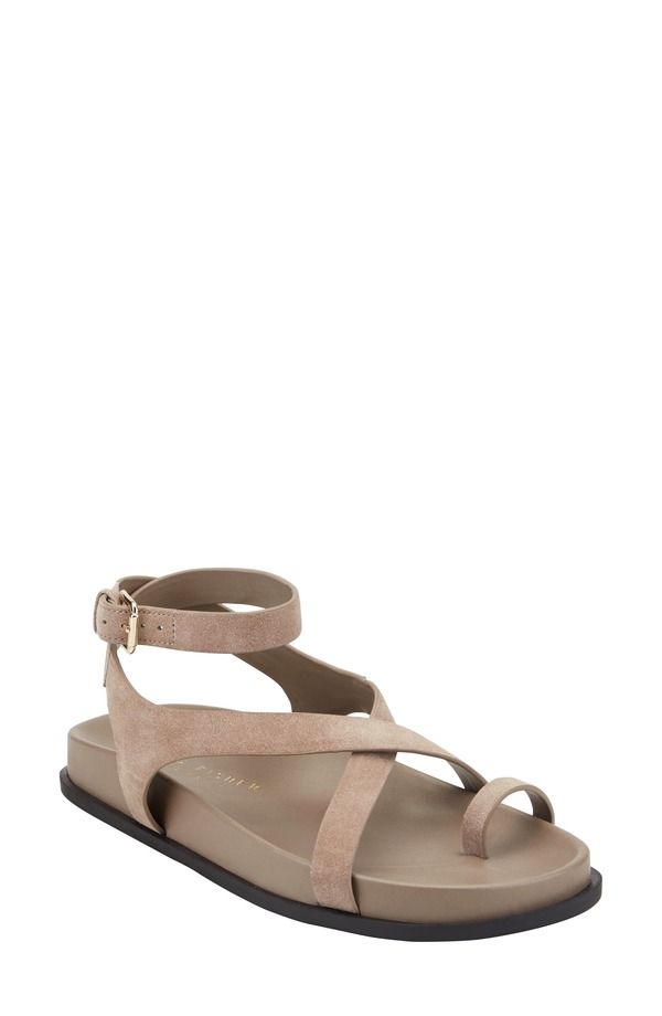マーク・フィッシャー レディース シューズ ヒール サンダル アンクル Marc Fisher LTD Bevy Ankle Strap Sandal Taupe トープ