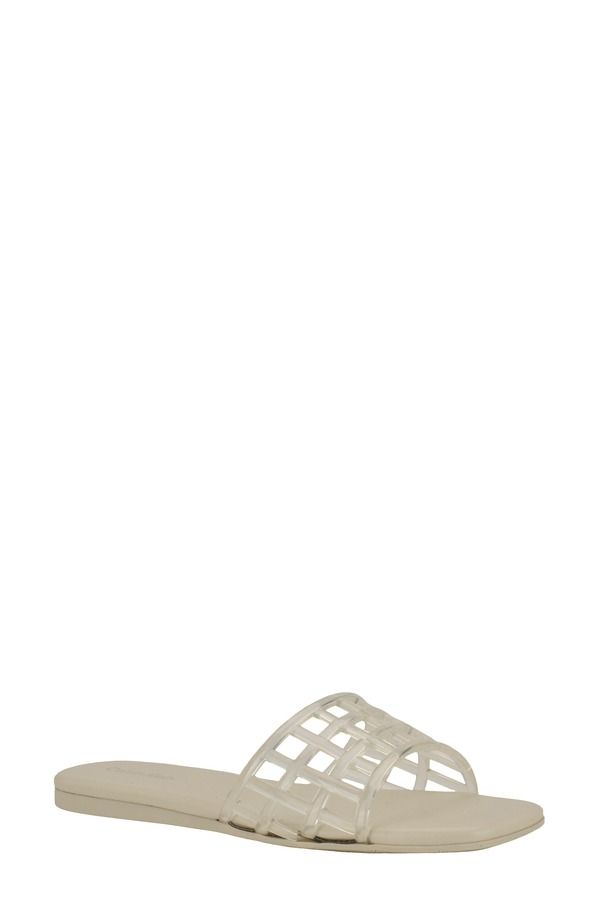 カルバンクライン レディース シューズ サンダル Calvin Klein Yelena Jelly Slide Sandal Clear