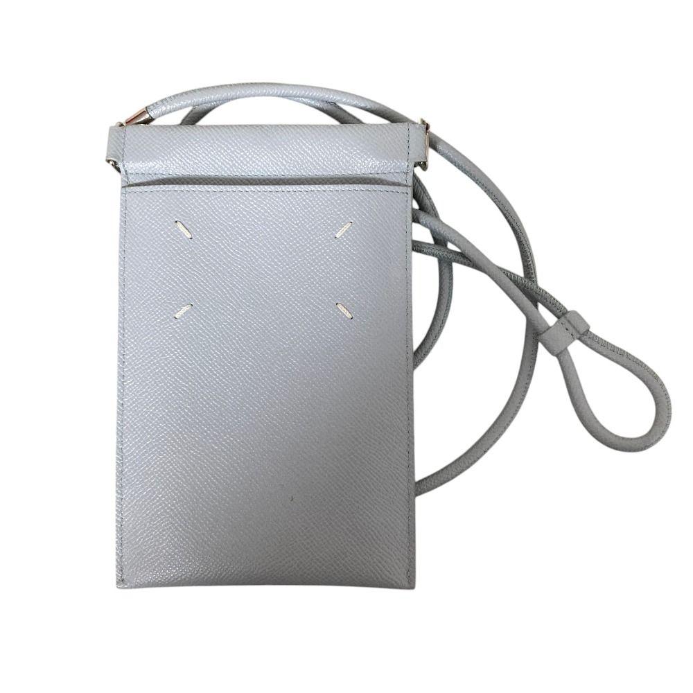 良品 Maison Margiela メゾンマルジェラ 23年商品 スマートフォン ポーチ SA1VZ0002 ブルー メンズ レディース 古着 中古 USED