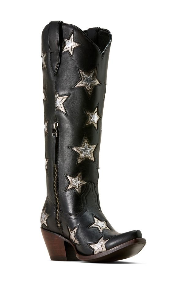 アリアト レディース シューズ ブーツ・レインブーツ Ariat Casanova Star X Toe Western Boot Black ブラック