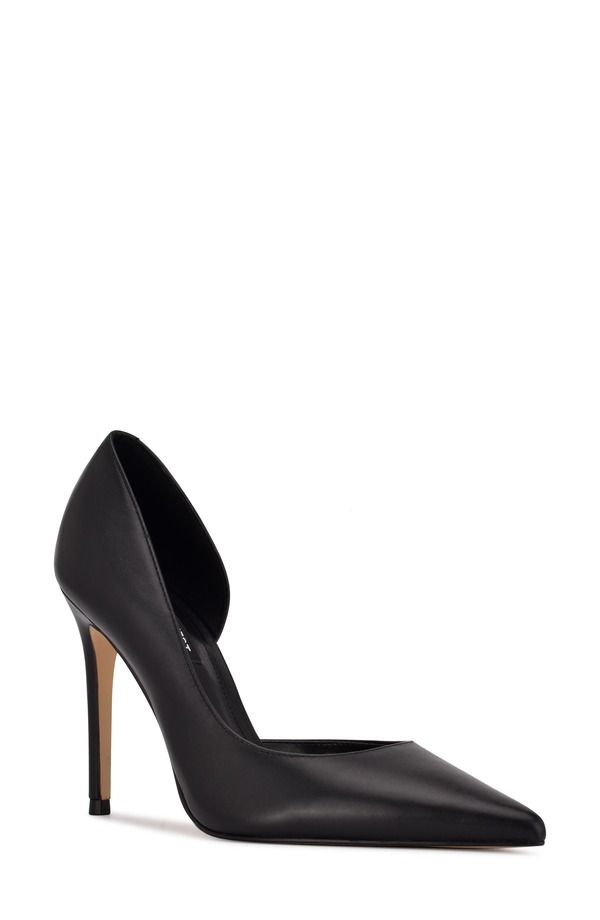 ナインウェスト レディース シューズ パンプス Nine West Folowe Half dOrsay Pump Black 004 ブラック