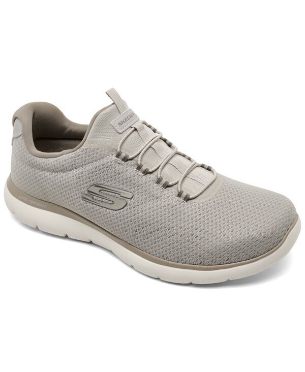 スケッチャーズ メンズ シューズ スニーカー Skechers MensUMMITSlipOn WideWidth Casual Sneakers from Finish Line Taupe トープ
