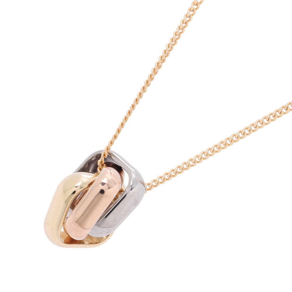 カルティエ ネックレス トリニティ クッション K18YG/K18PG/K18WG B7224956 Cartier ペンダント