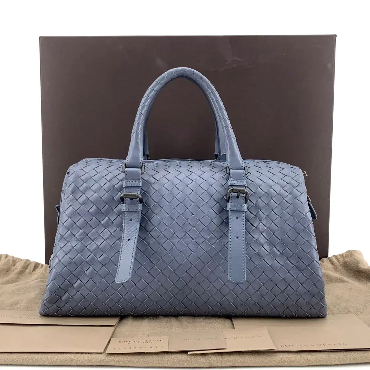 百貨店購入 BOTTEGA VENETA ボッテガ・ヴェネタ イントレチャート ボストンバッグ トートバッグ