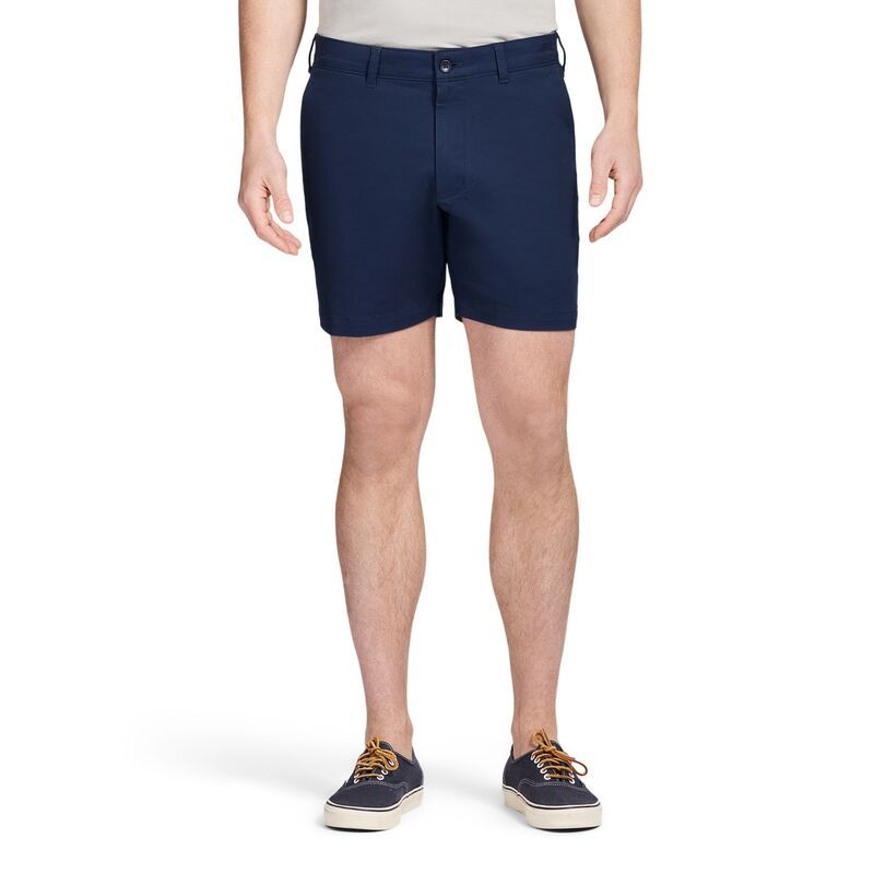 アイゾッド レディース ボトムス ハーフパンツ・ショーツ ショートパンツ Mens IZOD 7inch Saltwater Flat Frontwill Shorts Cadet Navy ネイビー