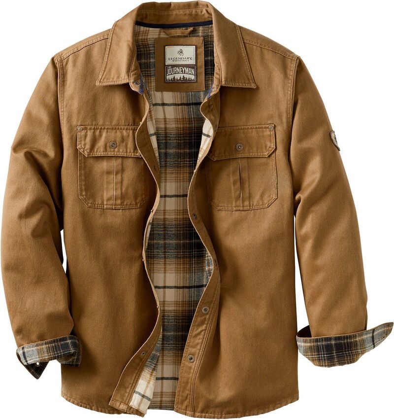 レジェンダリーホワイトテイルズ レディース アウター ジャケット・ブルゾン シャツ Mens Legendary Whitetails Journeyman Flannelined Shirt Jac