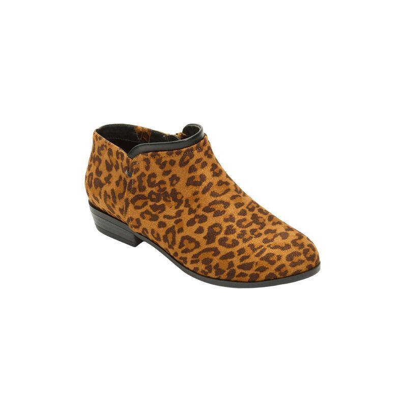 コンフォートビュー レディース シューズ ブーツ・レインブーツ Comfortviewomens The Bexley Bootie Leopard アニマル