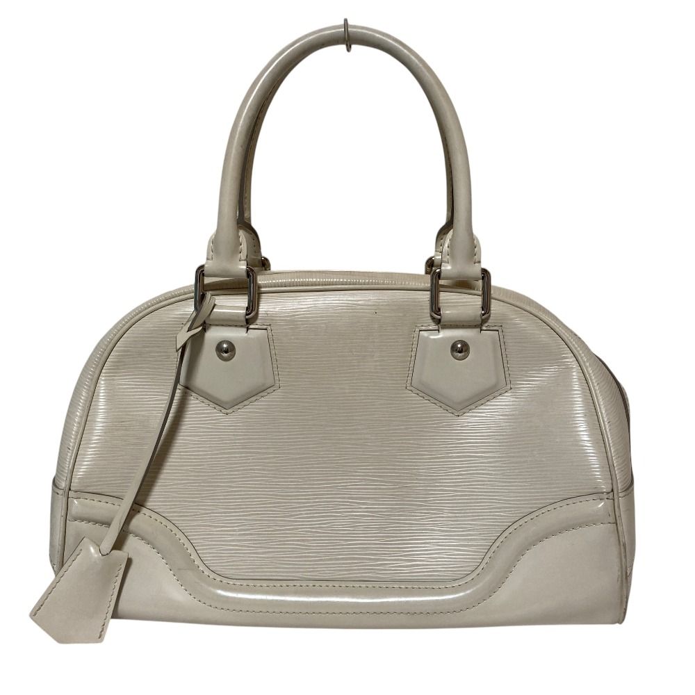 LOUIS VUITTON ルイヴィトン ボーリングモンテーニュPM ハンドバッグ M5932J イヴォワール アイボリー レディース 古着 中古 USED