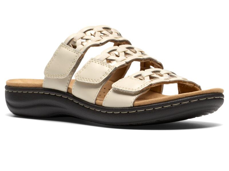 クラークス レディース シューズ サンダル Clarks Laurieann Emma Cream Leather クリーム