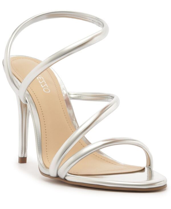 アレッツォ レディース シューズ サンダル Arezzo Womens Mikayla High Stiletto Sandal silver シルバー
