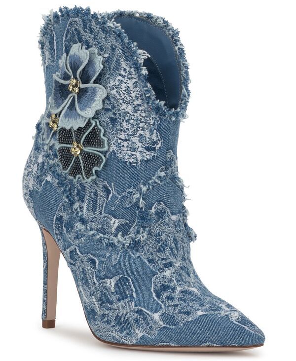 ジェシカシンプソン レディース シューズ ブーツ・レインブーツ フラワー柄 Tシャツ フラワー Jessica Simpson Womens Plitee Floral Western Stilett