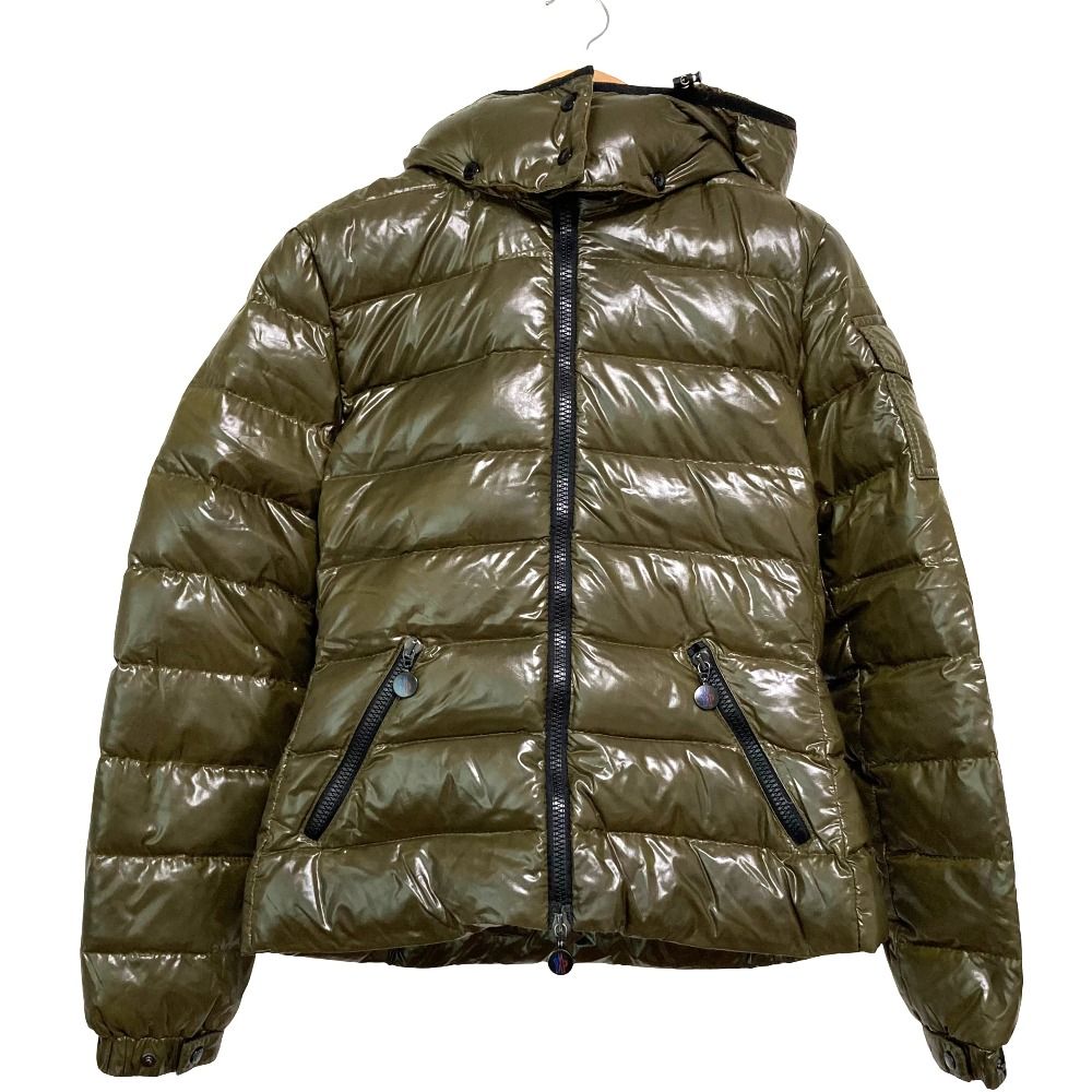 【良品】モンクレール　BADIA バディア　ダウン　カーキ　フード　0 Sサイズ 美品 MONCLER モンクレール BADY ダウンジャケット サイズ0 カーキ