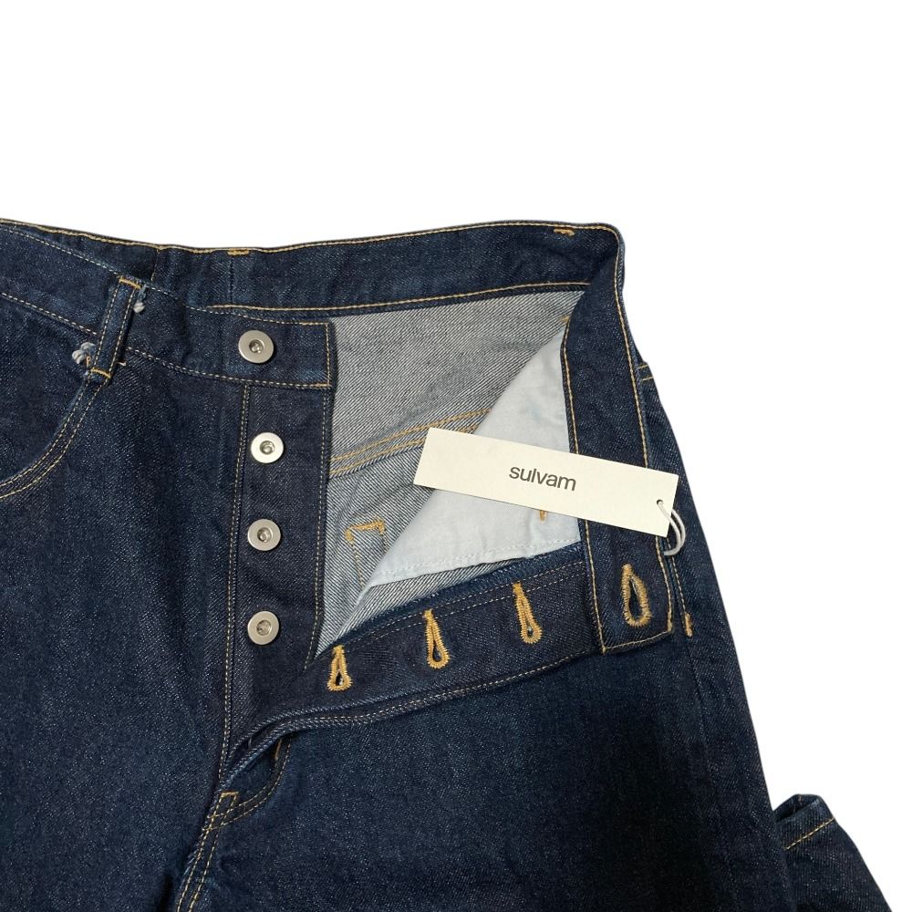 美品 sulvam サルバム Mens boots cut denim pants ブーツカットデニム