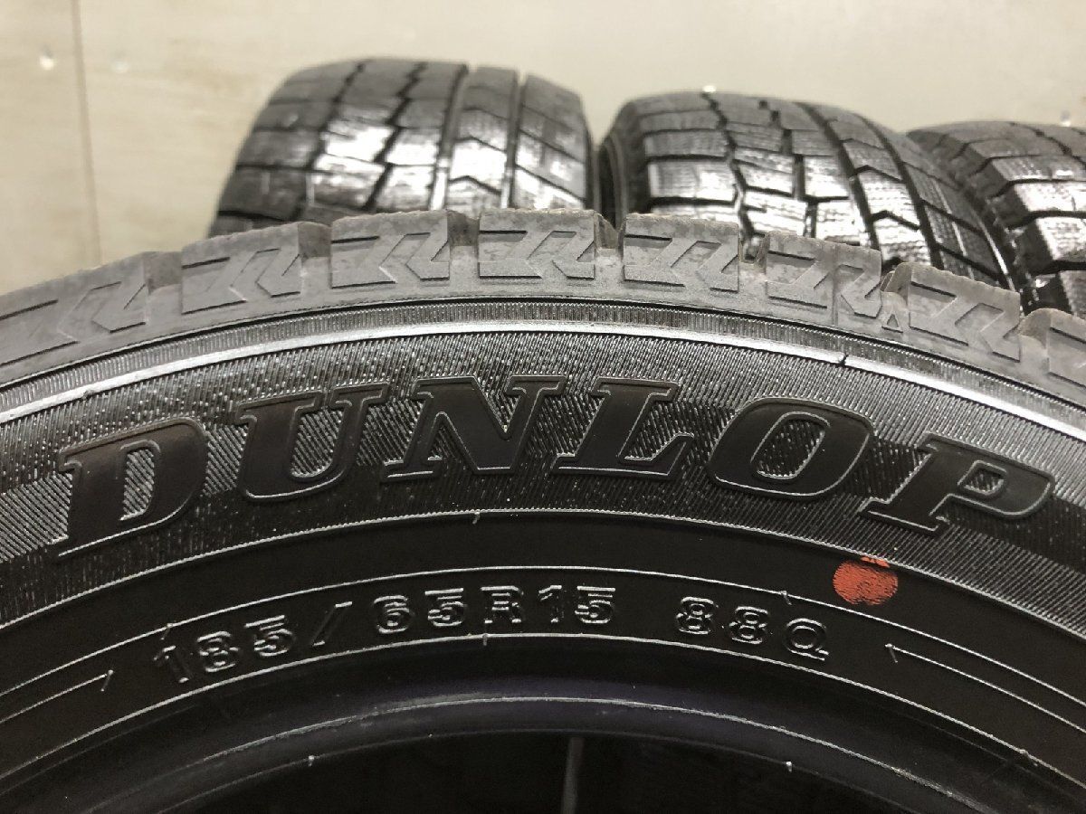 DUNLOP WINTER MAXX WM02 185/65R15 15インチ スタッドレス 4本 2018年 