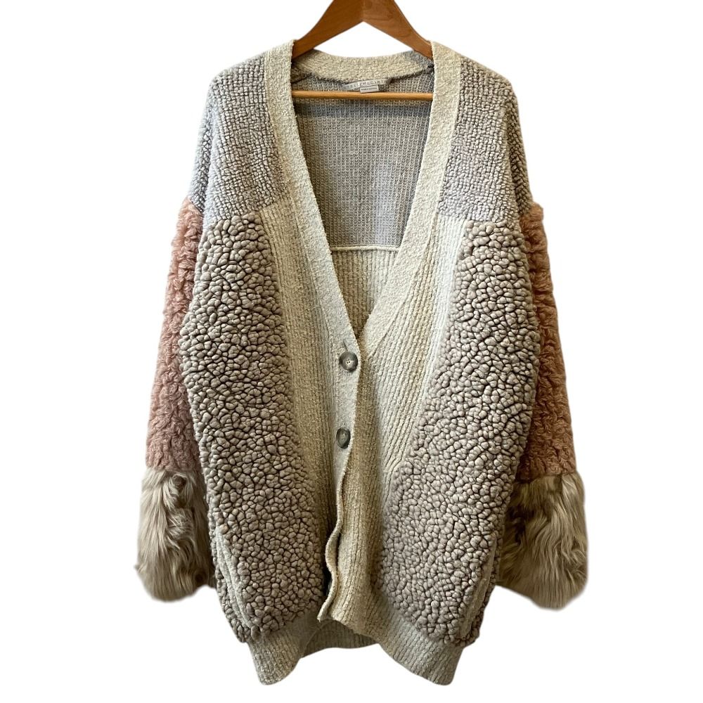 良品 STELLA McCARTNEY ステラマッカートニー ファーコンビ モヘヤ
