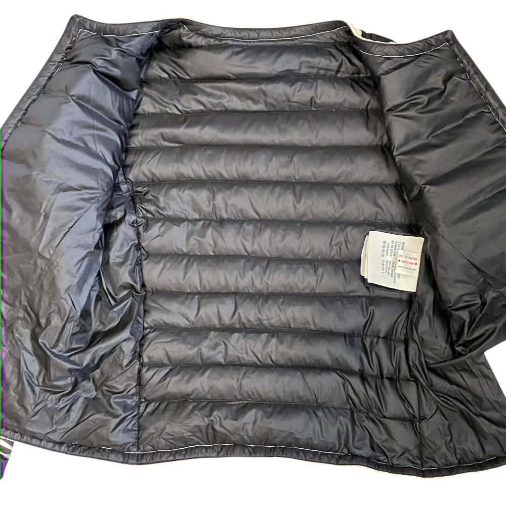 良品 MONCLER モンクレール FLAVIENNE ノーカラー ライトダウン