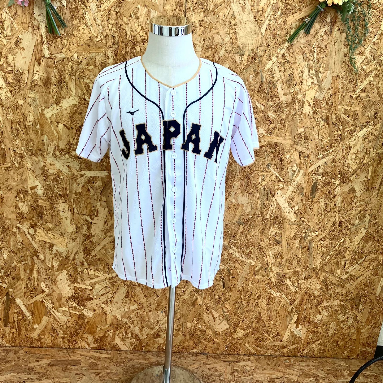 金子千尋　日本代表　ユニフォーム プロ野球 日本代表 侍ジャパン ミズノ製 刺繍 ビジター レプリカ