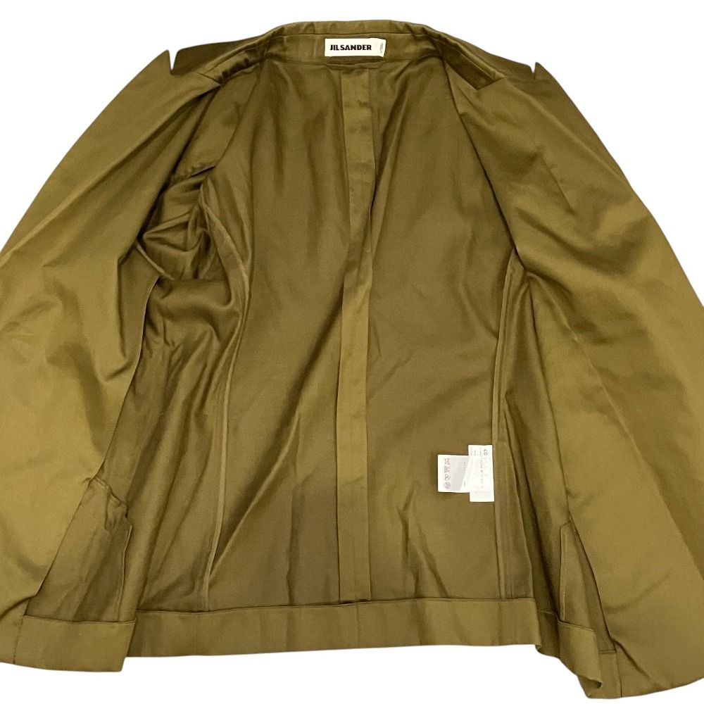 美品 JIL SANDER ジルサンダー ボタンレステーラードジャケット