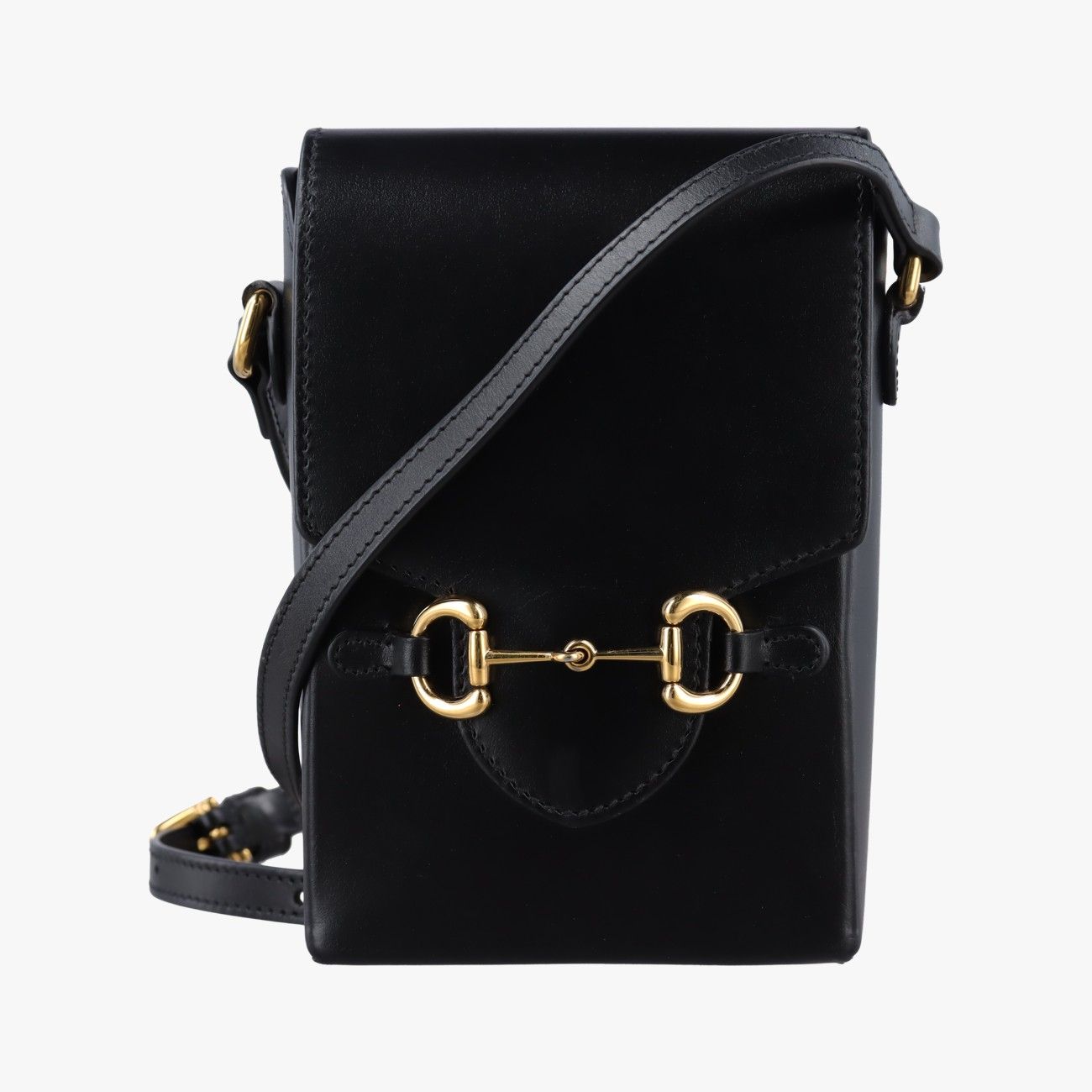 グッチGucciホースビット 1955 ブラック レザー 625615