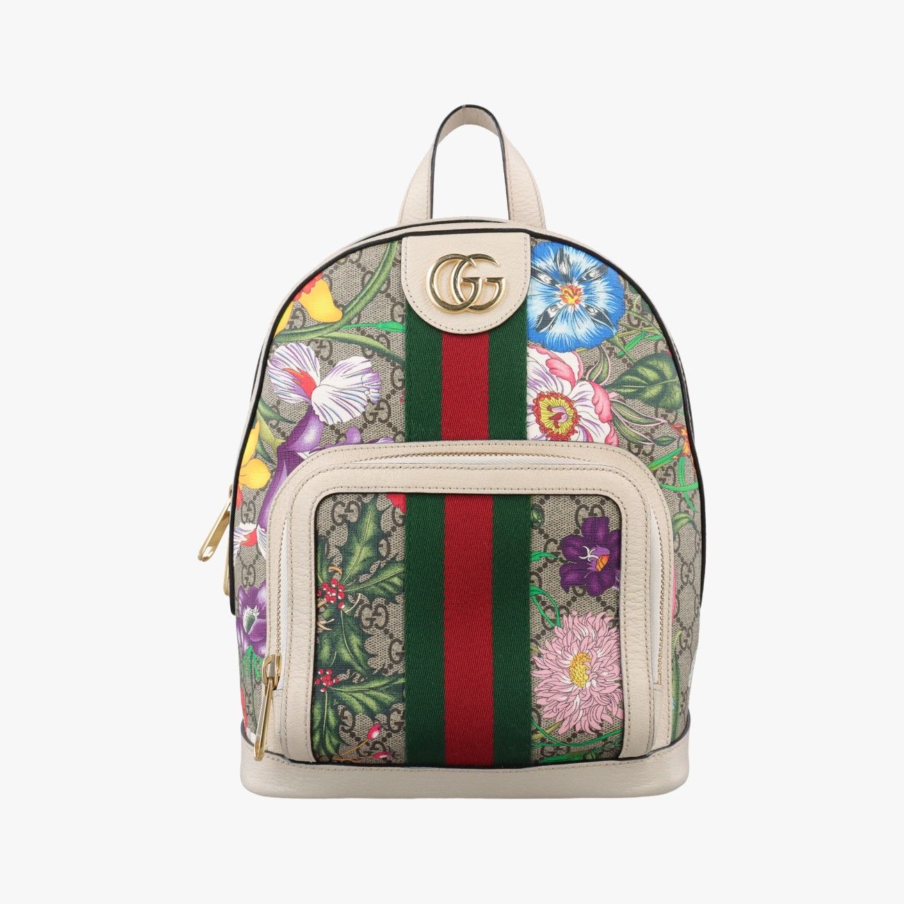 グッチGucciオフィディア フローラ マルチカラー PVCコーティングキャンバス×レザー 547965 D030302144
