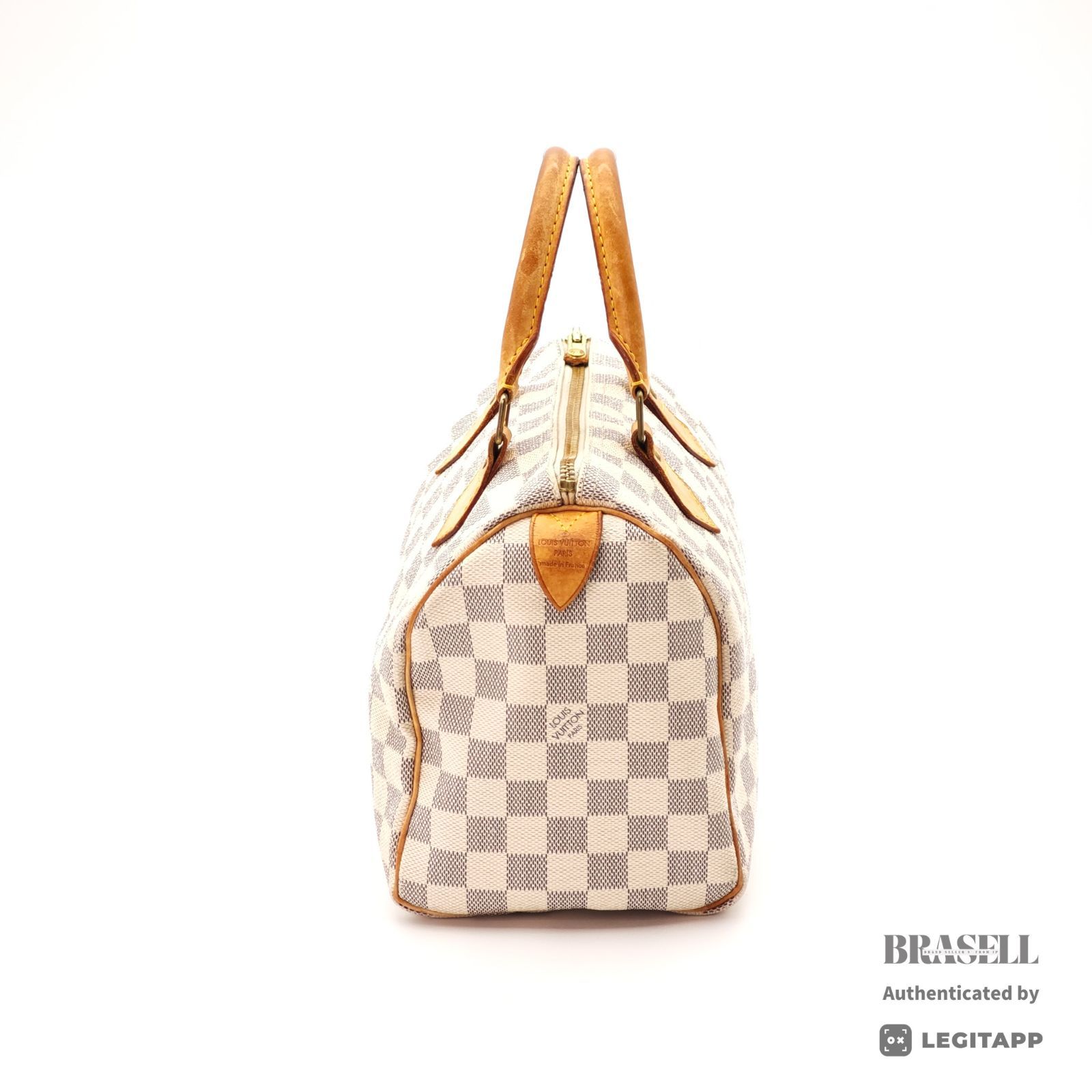 LOUIS VUITTON アズール スピーディ25 N41534 バッグ ハンドバッグ ミニボストンバッグ 横長 ホワイト レディース 保存袋 LOUIS VUITTON アズール スピーディ25 N41534 バッグ ハンドバッグ ミニボストンバッグ 横長 ホワイト レディース 保存袋