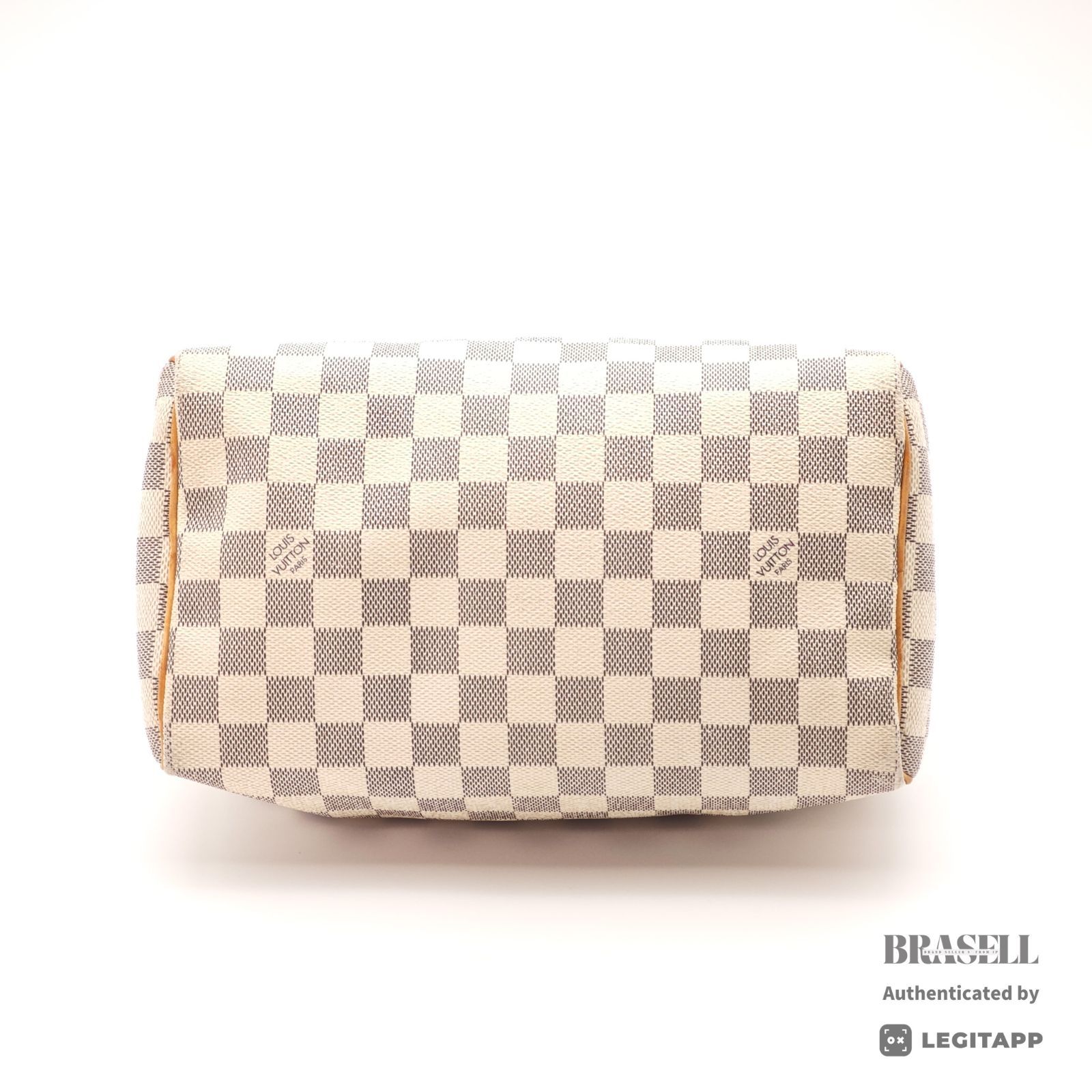 LOUIS VUITTON アズール スピーディ25 N41534 バッグ ハンドバッグ ミニボストンバッグ 横長 ホワイト レディース 保存袋 LOUIS VUITTON アズール スピーディ25 N41534 バッグ ハンドバッグ ミニボストンバッグ 横長 ホワイト レディース 保存袋