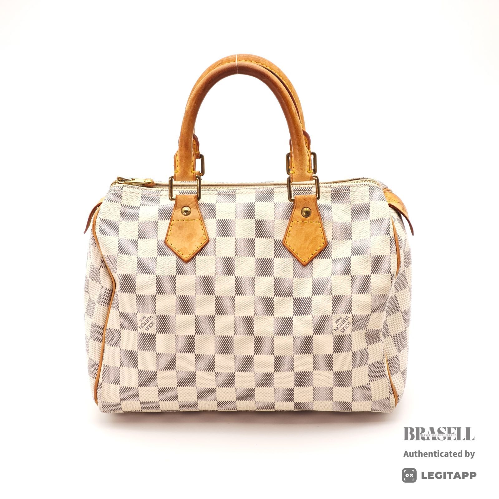LOUIS VUITTON アズール スピーディ25 N41534 バッグ ハンドバッグ ミニボストンバッグ 横長 ホワイト レディース 保存袋 LOUIS VUITTON アズール スピーディ25 N41534 バッグ ハンドバッグ ミニボストンバッグ 横長 ホワイト レディース 保存袋