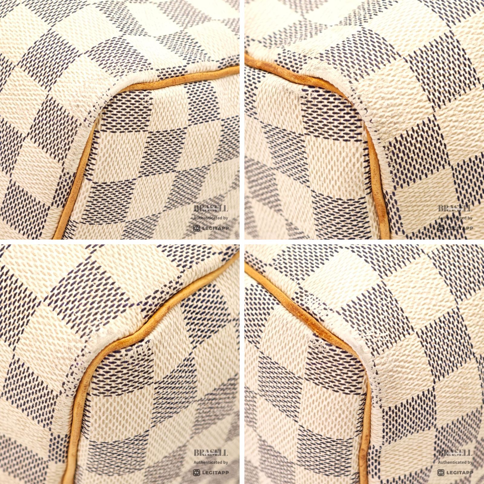 LOUIS VUITTON アズール スピーディ25 N41534 バッグ ハンドバッグ ミニボストンバッグ 横長 ホワイト レディース 保存袋 LOUIS VUITTON アズール スピーディ25 N41534 バッグ ハンドバッグ ミニボストンバッグ 横長 ホワイト レディース 保存袋