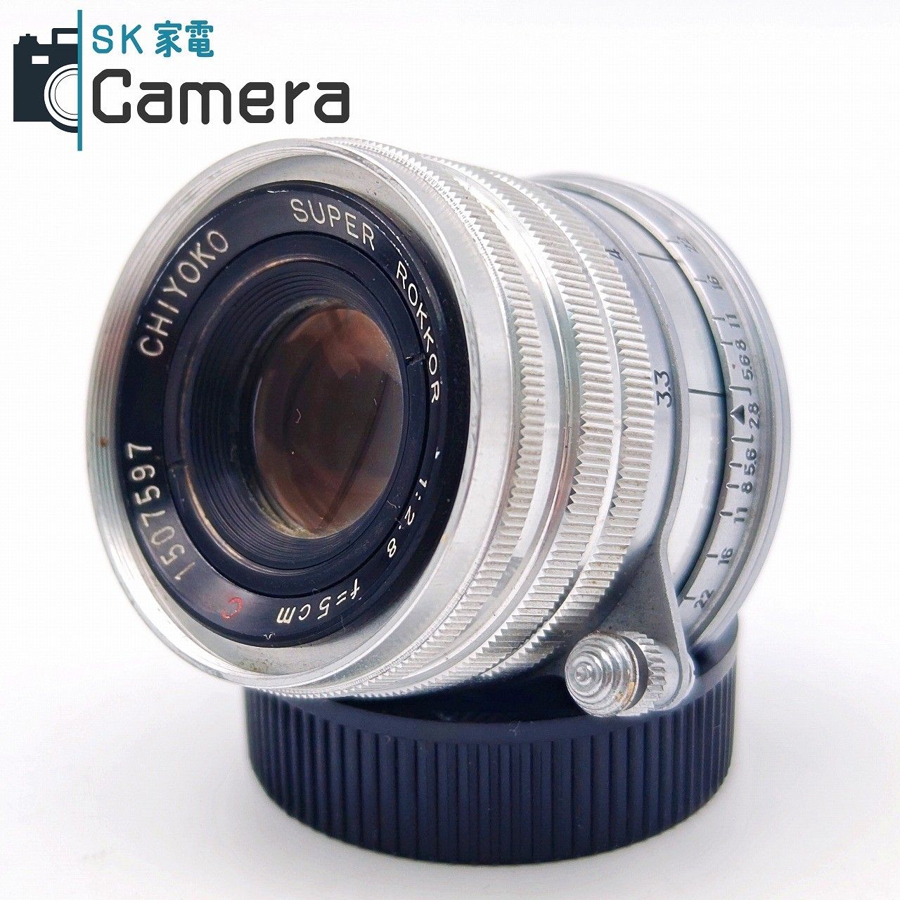【中古】 千代田光学 SUPER ROKKOR 5cm F2.8 C L39 2026年 6月レンズ内清掃 CHIYOKO