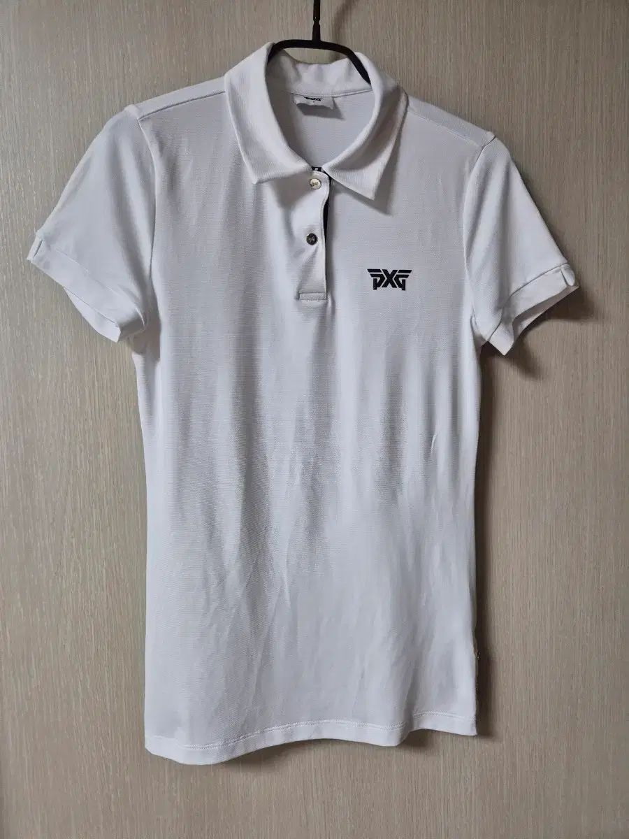 (正規品) PXG ゴルフウェア 半袖 カラーTシャツ 白 レディース S