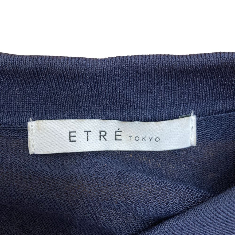 美品 25SS ETRE TOKYO エトレトウキョウ ハーフスリーブ ニット