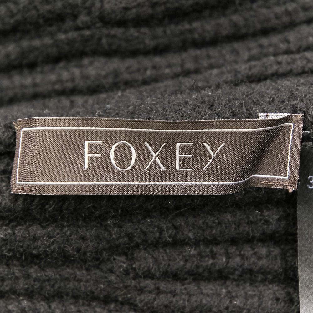 美品 FOXEY フォクシー Trulli カシミヤニットケープ ポンチョ 38832