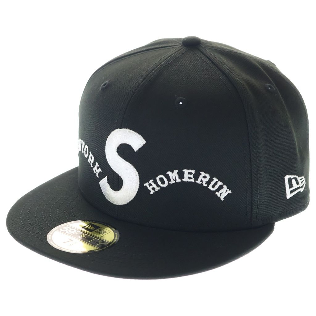 SUPREME (シュプリーム) 25SS ×NEW ERA Homerun S Logo Baseball Cap ニューエラ ホームランSロゴ ベースボールキャップ ブラック