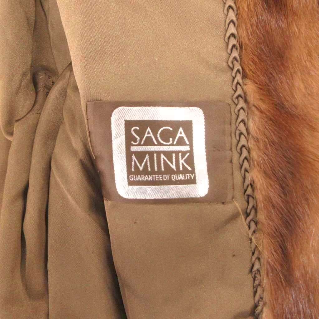 サガミンク SAGA MINK ミンクファーコート ジャケット 毛皮 ショート