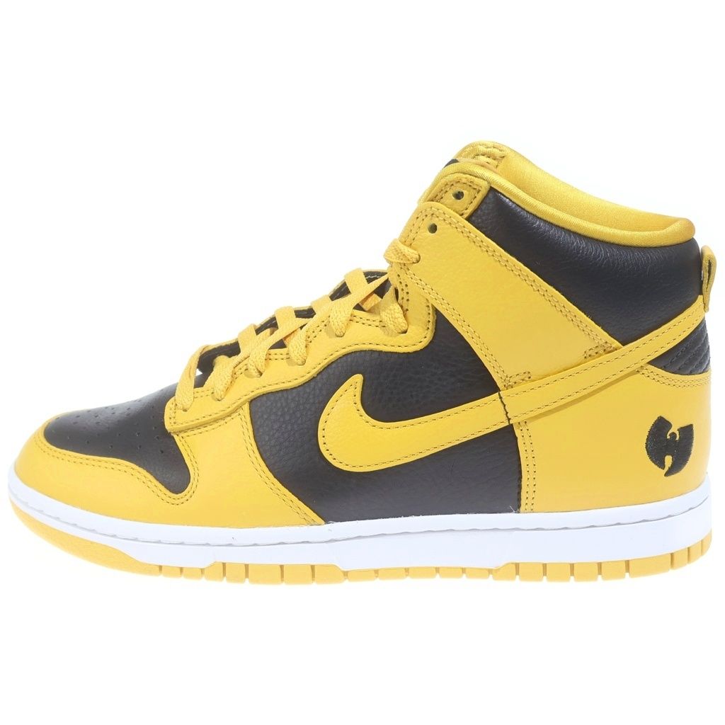 NIKE (ナイキ) DUNK HI RETRO PRM WU-TANG CLAN HJ4320-001 ダンク ハイ レトロ ウータンクラン ハイカットスニーカー US8.5/26.5cm イエロー/ブラック