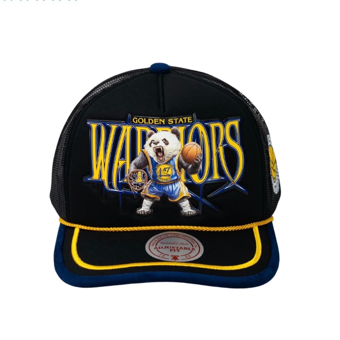 LRG × Mitchell & Ness × NBA WARRIORS SNAPBACK HAT l4tomhjxx エルアールジー ミッチェルアンドネス ウォーリアズ メッシュキャップ