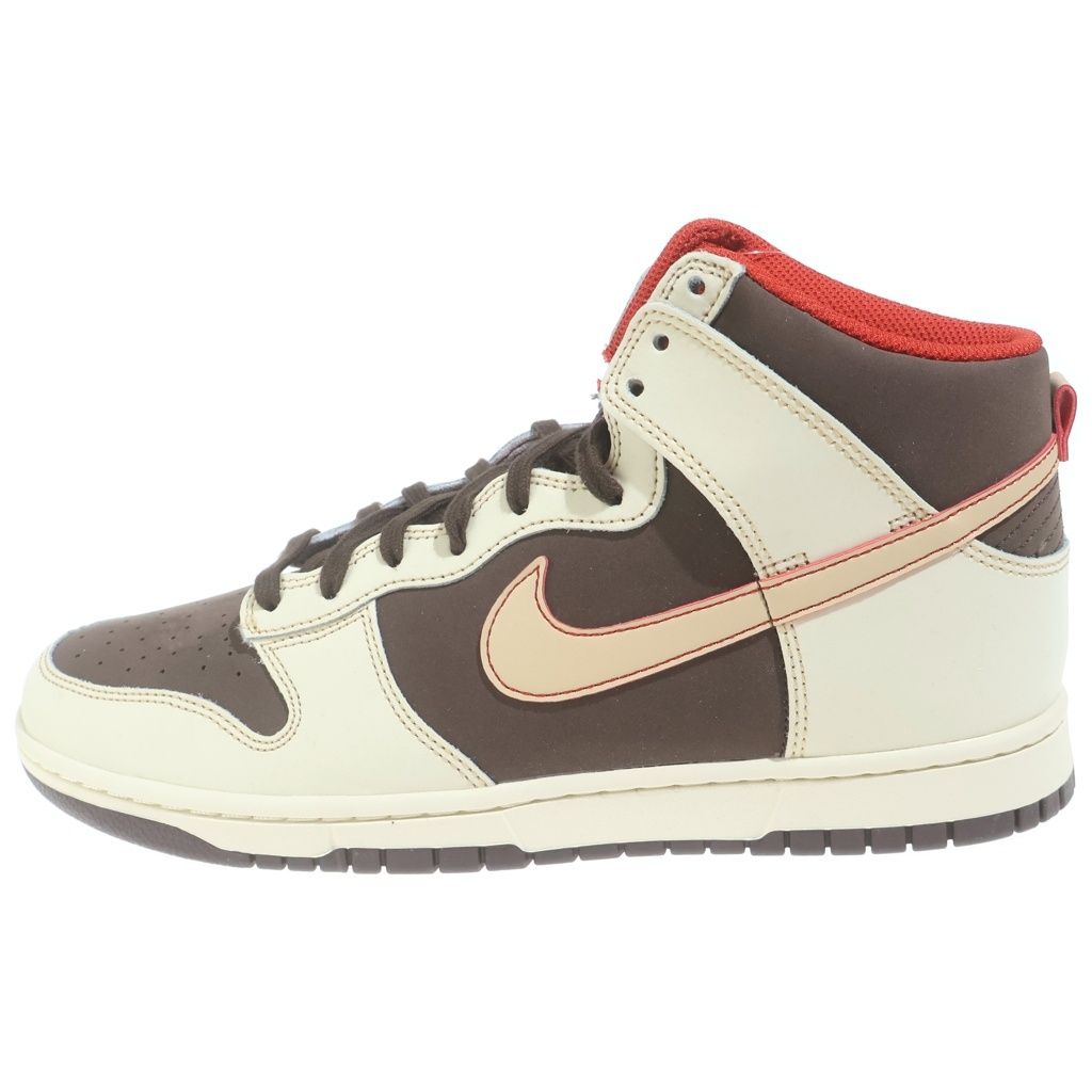 NIKE (ナイキ) DUNK HI RETRO SE FB8892-200 ダンク バロックブラウン ハイカットスニーカー US10.5/28.5cm ブラウン/ベージュ